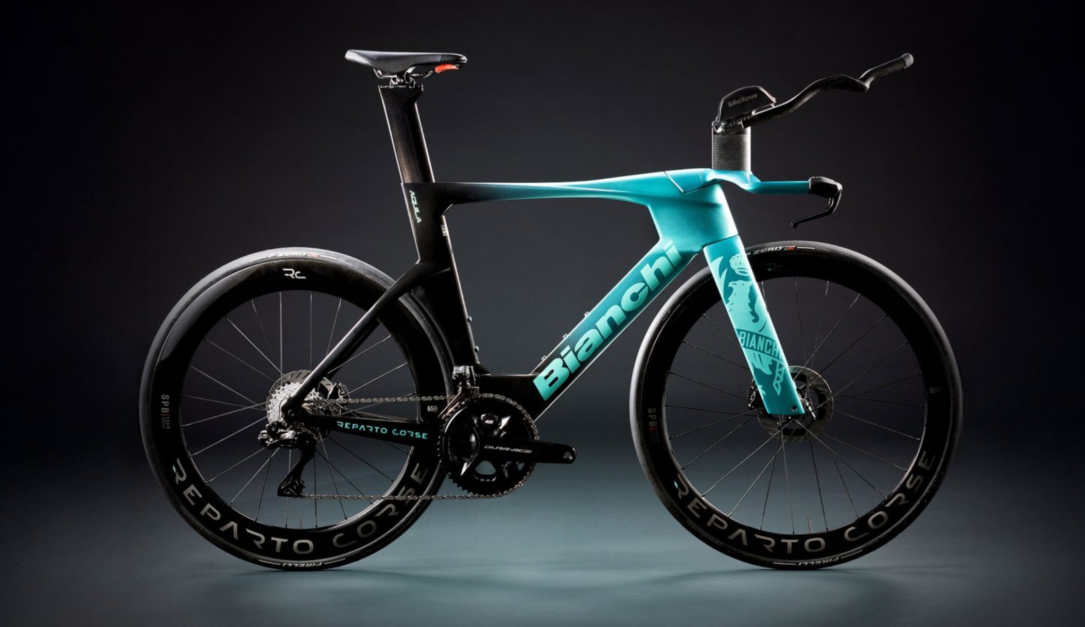 Bianchi aquila RS casovkarsky bicykel