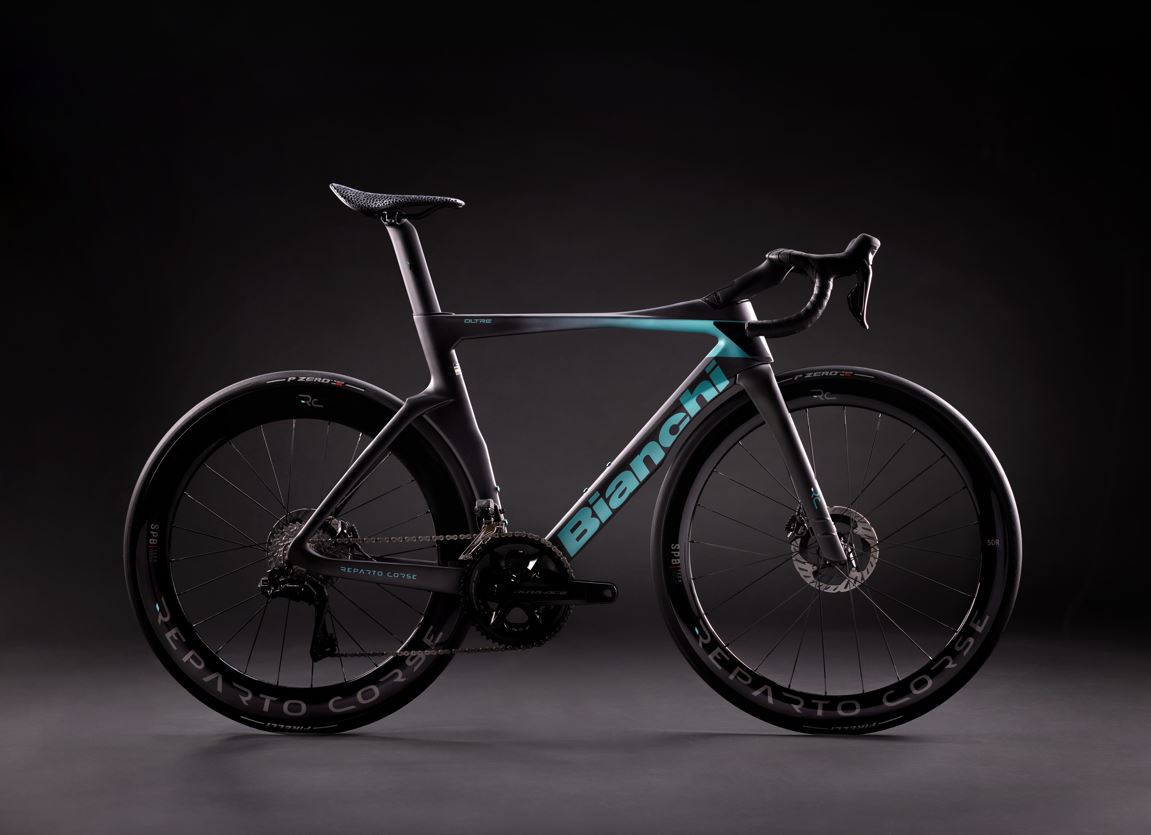 Bianchi oltre RC ZW Carbon UD Metallic Celeste full MATT